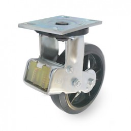 Castor Wheels Spring-Loaded with Dampener 150mm 691SCR150DSL