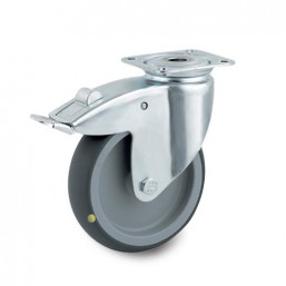 2477YGO075P40 Conductive Swivel Caster with Brake