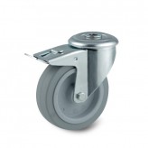 Tente 200mm Castor Wheel Elastic-tyre 3477UFR200P30