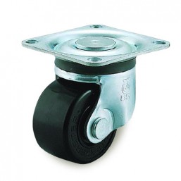Caster Wheels 65mm Low Profile Reinforced Nylon YUE-HG065GNB Caster Wheels 65mm Low Profile Reinforced Nylon YUE-HG065GNB