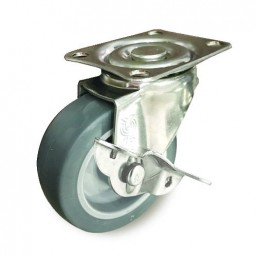 Caster Wheel 75mm Stainless Steel YUE-SUS-SG075ELS