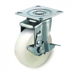 Casters & Wheels Nylon 100mm Stainless Steel YUE-SUS-SJ100NBS